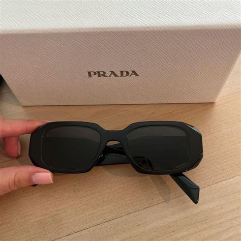 runway prada 2021|Prada runway 49mm rectangle sunglasses.